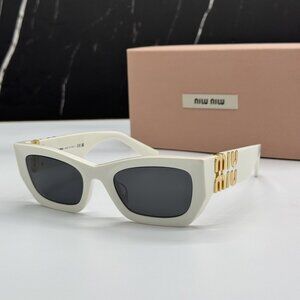 NEW MIU MIU MU09WS 1425S0 SUNGLASSES WHITE WOMEN MU 09WS, SMU 09W